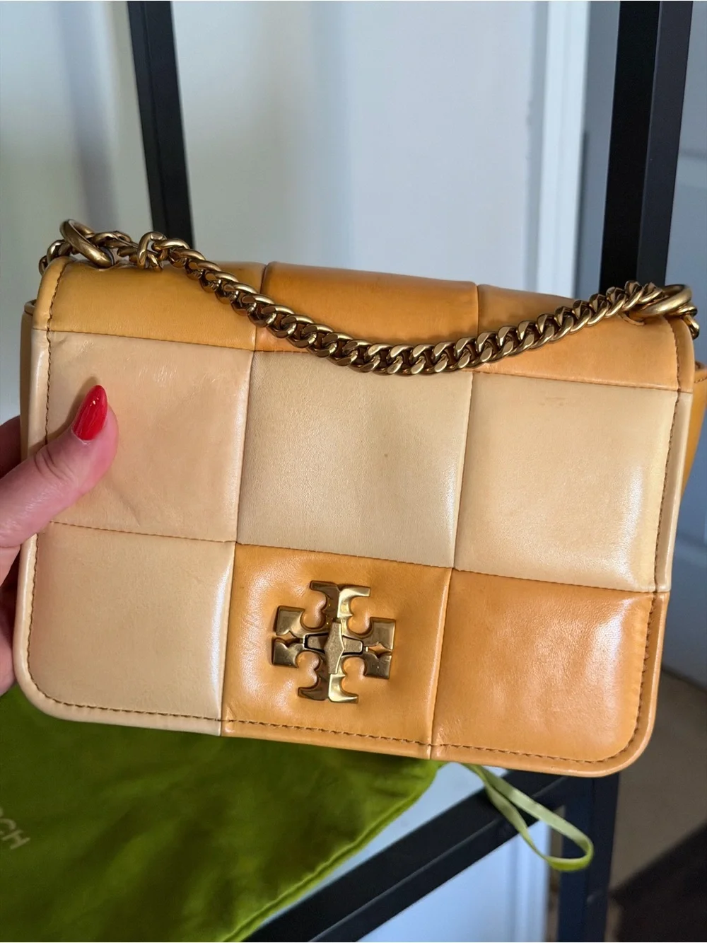 Tory Burch Kira Patchwork Turnlock Convertible Crossbody
